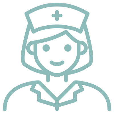 Nurse icon for healthcare