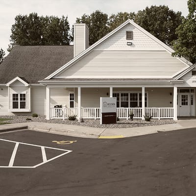 Exterior view of Boden Senior Living facility