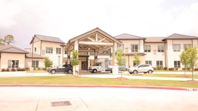 Front entrance of StoneCreek of Copperfield Senior Living