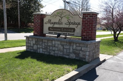 Signage of Magnolia Springs Senior Living facility