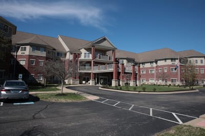 Exterior view of the nursing home facility