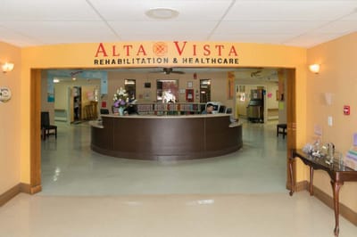 Interior view of reception area at Alta Vista