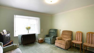 A cozy common area with seating