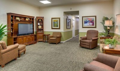 Interior common area with seating and decor