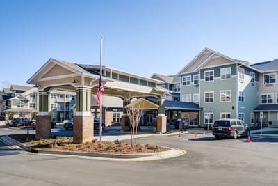 Front exterior view of Azalea Estates Gracious Retirement Living