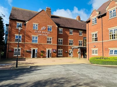 Exterior view of Elm Bank Care Home