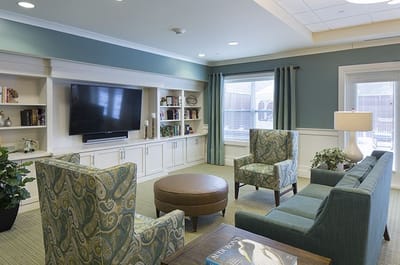 Cozy lounge area with comfortable seating