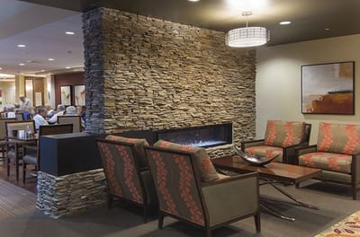 Cozy common area with resident seating