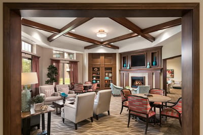 Interior common area with comfortable seating