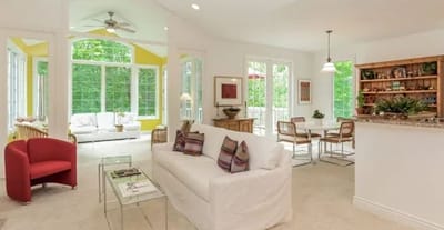 Bright and spacious internal living area with natural light