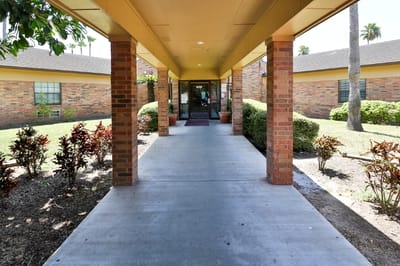 Entrance view of Ebony Lake Nursing and Rehabilitation Center