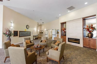 Interior common area with seating and decor