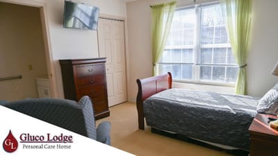 Cozy bedroom in Gluco Lodge Personal Care Home