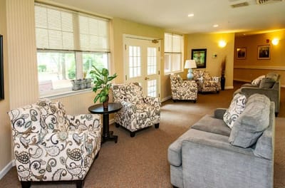 Interior common area with comfortable seating