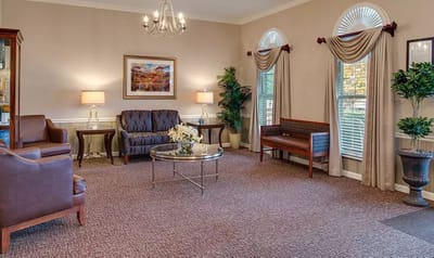 Interior common area with seating and decor