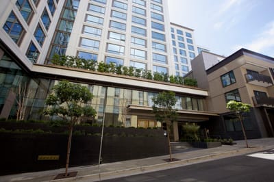 Exterior view of a modern senior living facility