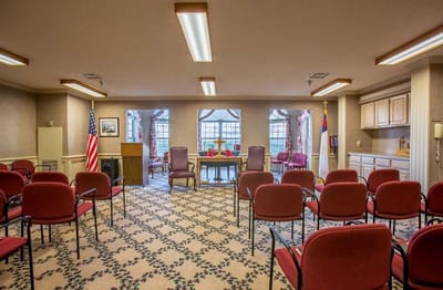 Interior view of a multi-purpose meeting space