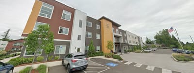 Exterior view of Marquis Eugene Independent Living facility.