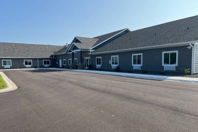 Exterior view of the Open Arms Senior Living facility