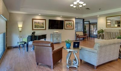 Interior common area with seating and decor