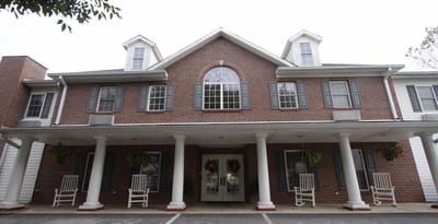 Exterior view of the Regency House Assisted Living facility