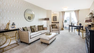 Stylish interior of a living space with modern decor