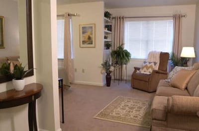 Cozy interior of a resident living space