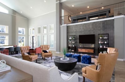 Bright and spacious common area in the facility