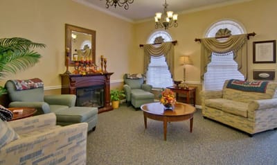 Common area with comfortable seating and decor