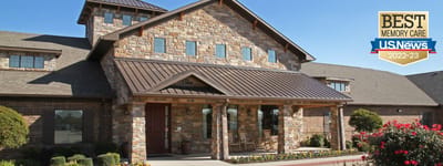 Exterior view of Stonefield Assisted Living building