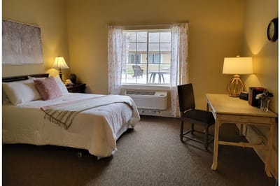 Cozy private resident room with natural light
