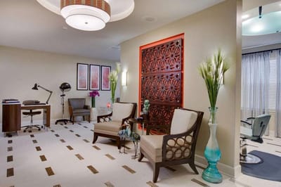 Interior common area with seating and decor