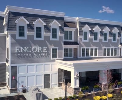 Exterior view of The Encore Luxury Living facility