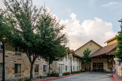 Front view of The Pavilion at Great Hills facility