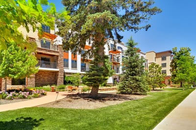 Beautiful landscaped gardens and walking paths