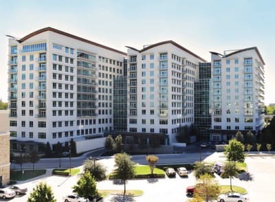 Exterior view of a senior living facility