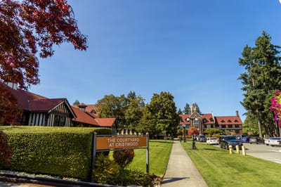 Exterior view of The Courtyard at Cristwood