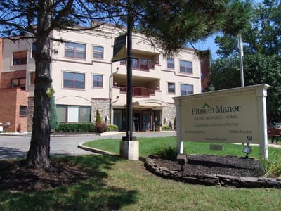 Exterior view of United Methodist Communities at Pitman building