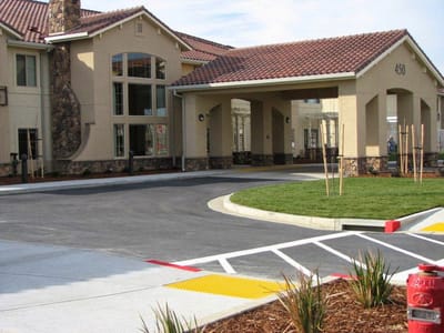 Exterior view of Westmont of Brentwood entrance