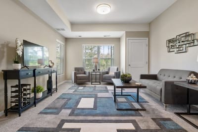 A common area with comfortable seating and decor