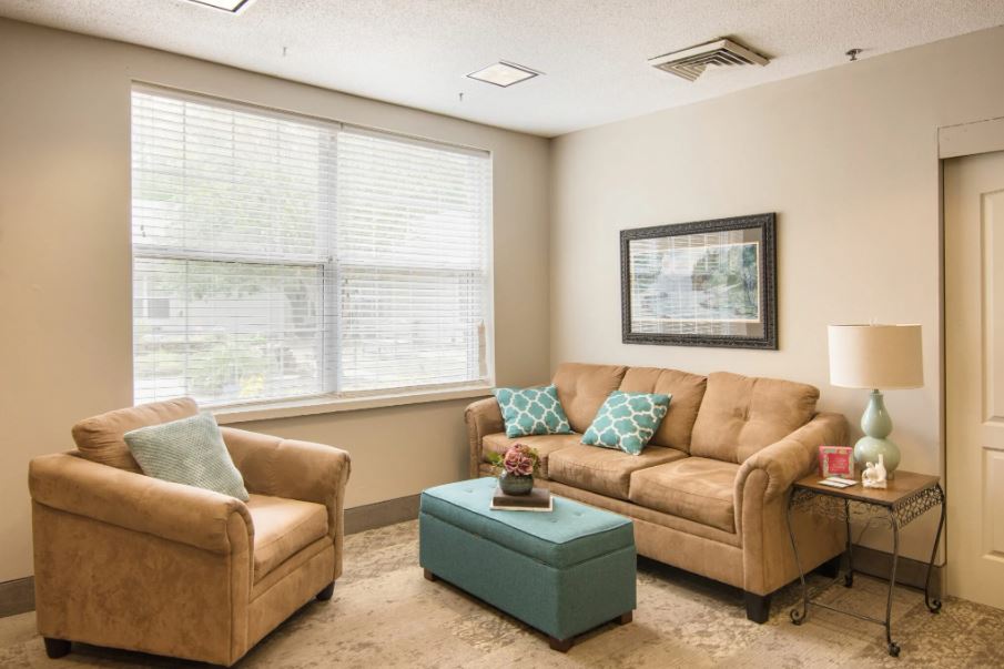 Cozy common area with comfortable seating