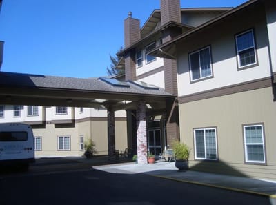 Building exterior of Alder Bay Assisted Living facility