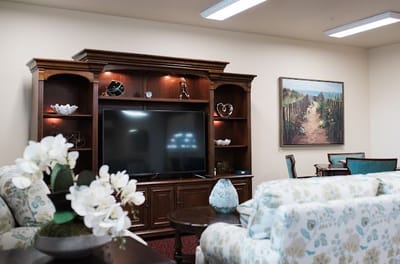 Interior common area with a cozy seating arrangement