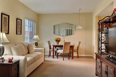 Cozy interior of a resident living space