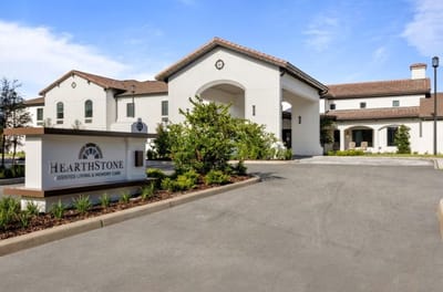 Exterior view of HearthStone assisted living facility