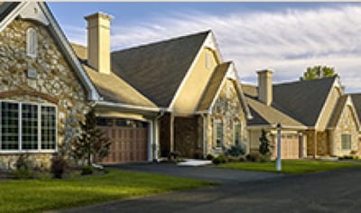 Exterior view of a senior living facility