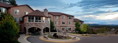 Exterior view of Elk Run Assisted Living facility