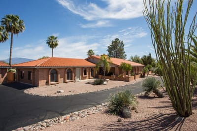 Exterior view of the Desert Gardens Assisted Living facility