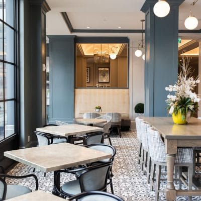Bright and inviting dining area with modern decor