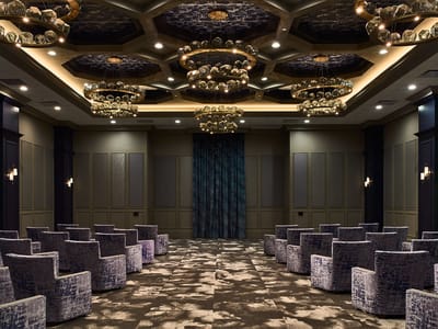 Well-decorated interior of an activity room
